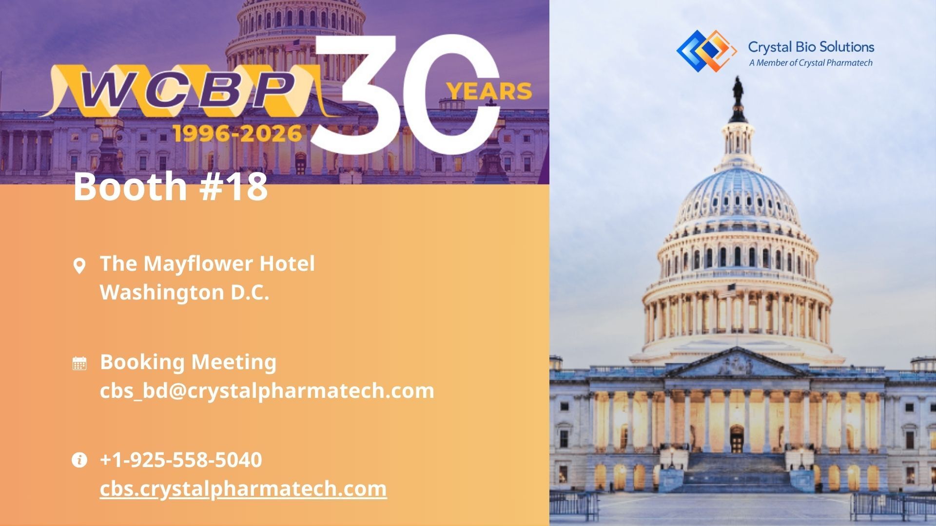 Meet Us at WCBP 2026: All Symposium Details Included